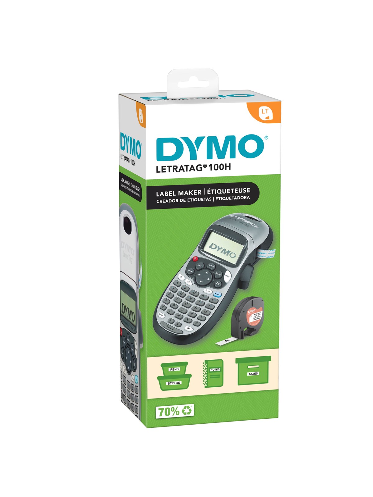 DYMO LetraTag LT-100H Handetikettendrucker | Batterien im Lieferumfang enthalten
