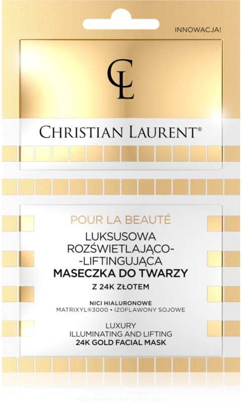 Christian Laurent Pour La Beauté firming face mask with moisturising effect 2x5 ml