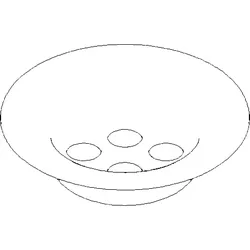 Dornbracht Ventilsieb D= 60 mm - mess 091101005-09 messing
