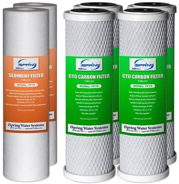 iSpring F6CTO Replacement Prefilter Pack for CW31 and RO Systems