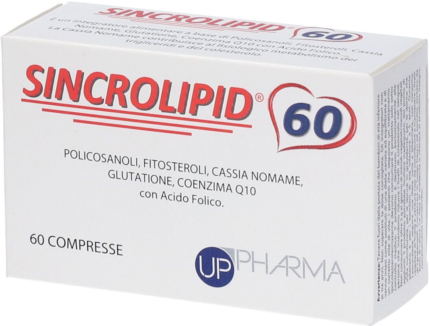 UP PHARMA Srl SINCROLIPID, 60 Compresse