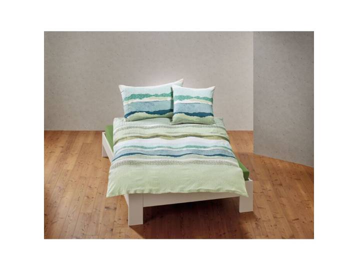 Bettwäsche mit farbigem Wellenmuster – Kissenbezug – 50x70 cm