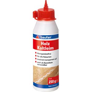 Baufan Holzleim Holzkaltleim 102404, D2, 250g, für Innen