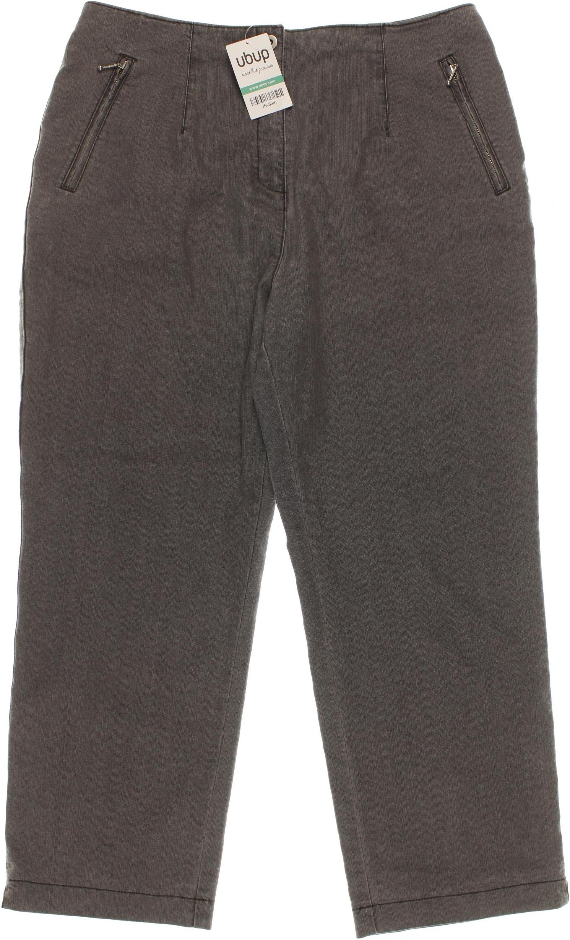 Second Hand Einzelstücke Damen Jeans, Grau, Kurz-Gr. EU 24, Baumwolle / Elasthan / Synthetik - Second Hand