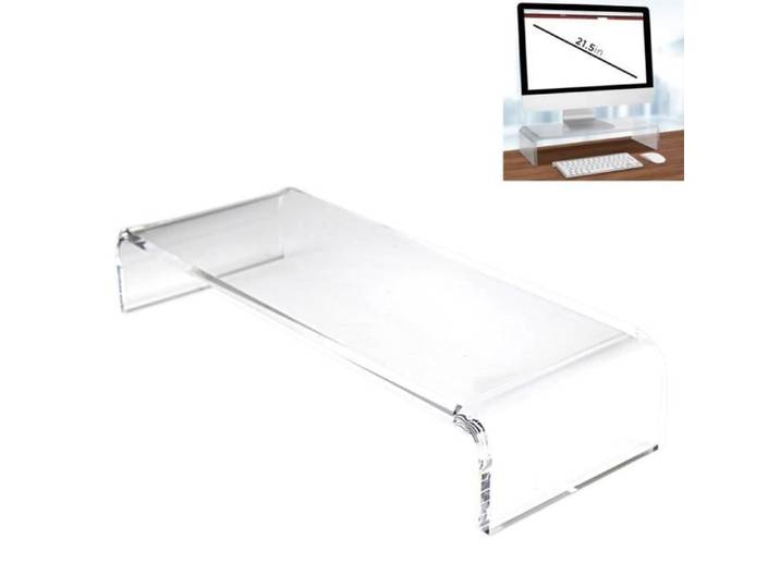 Bureau De Protection De Bureau De Support De Clavier Étagère Acrylique Col Ordinateur Surélévation Bureau
