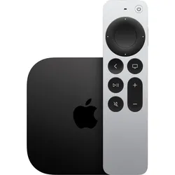 Apple TV 4K (3. Gen) (64 GB, tvOS 16), Streaming Box, Schwarz, Silber