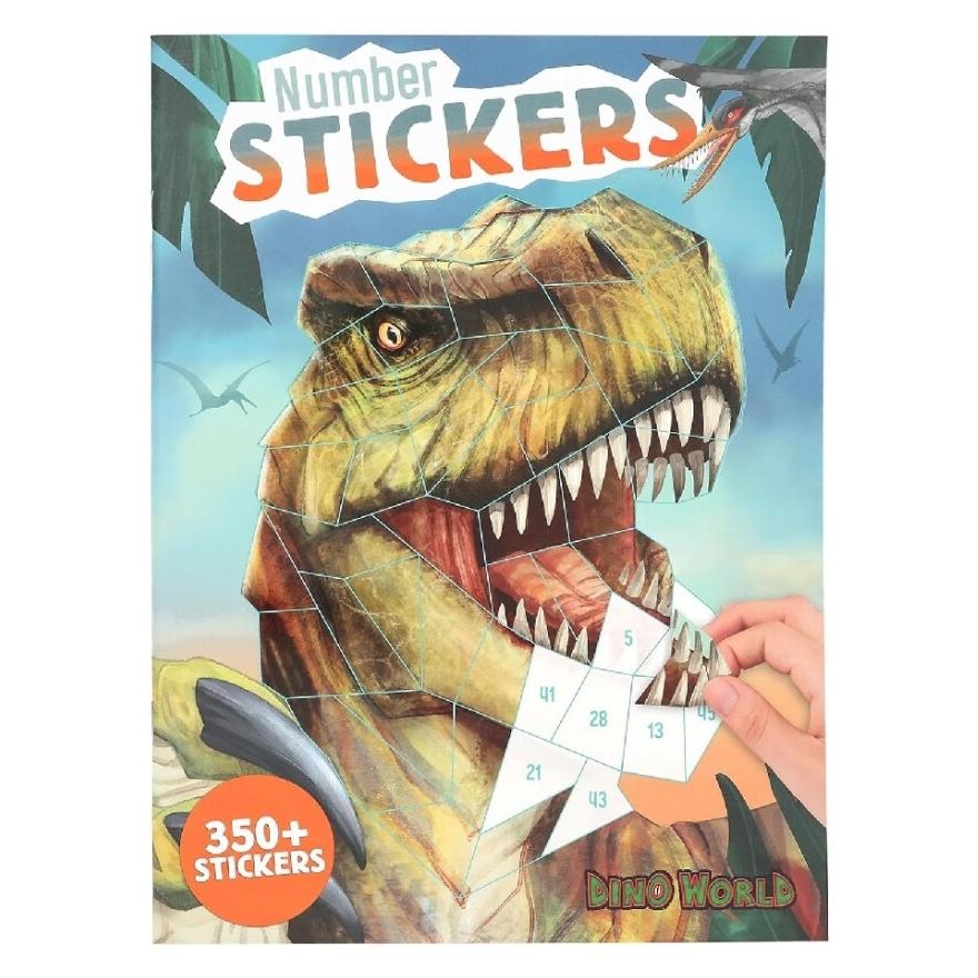 Magni DEPESCHE DINO World Stickerbuch Number Sticker (DP13243)