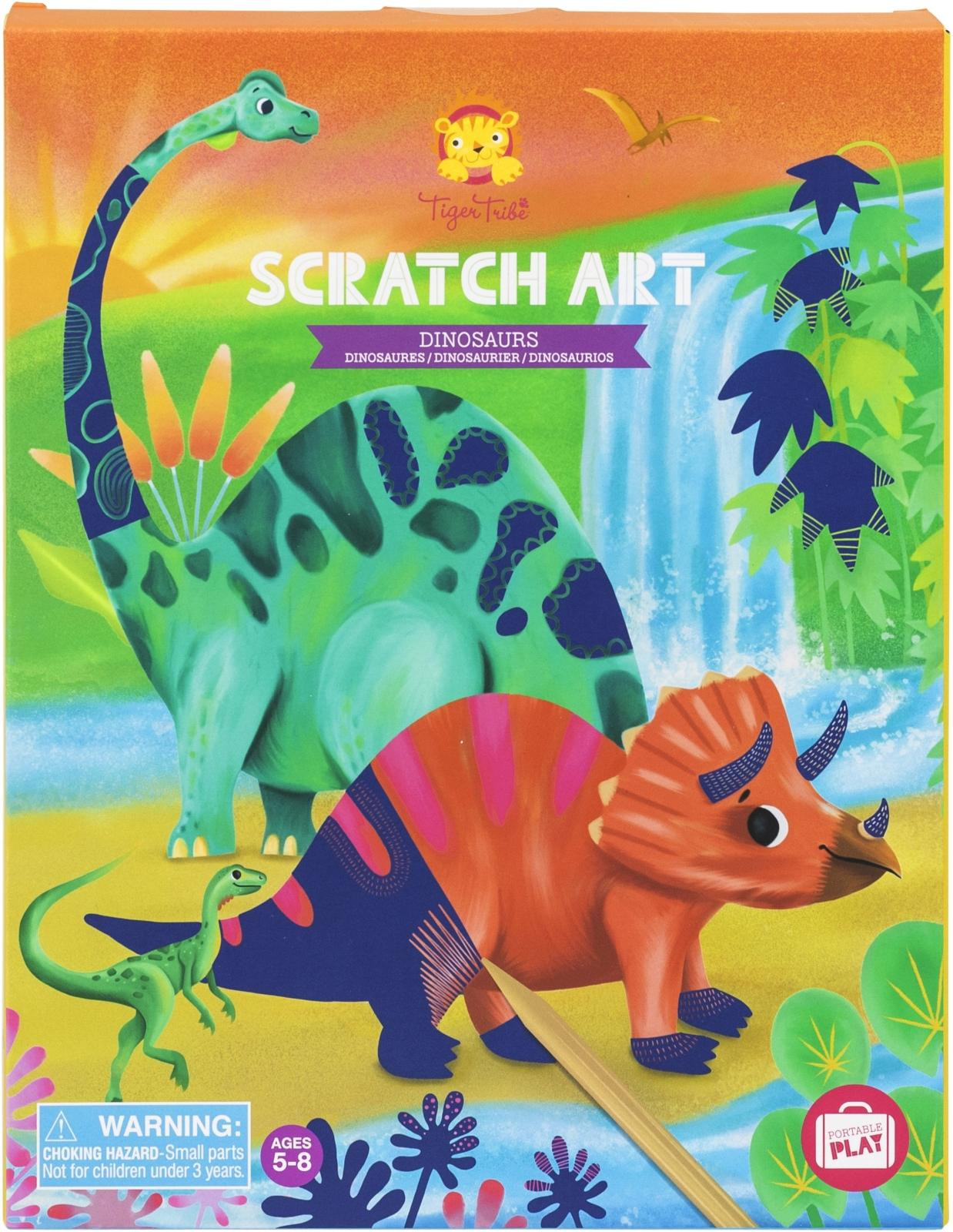 Tiger Tribe Scratch Art Dinosaurs Scratch Images