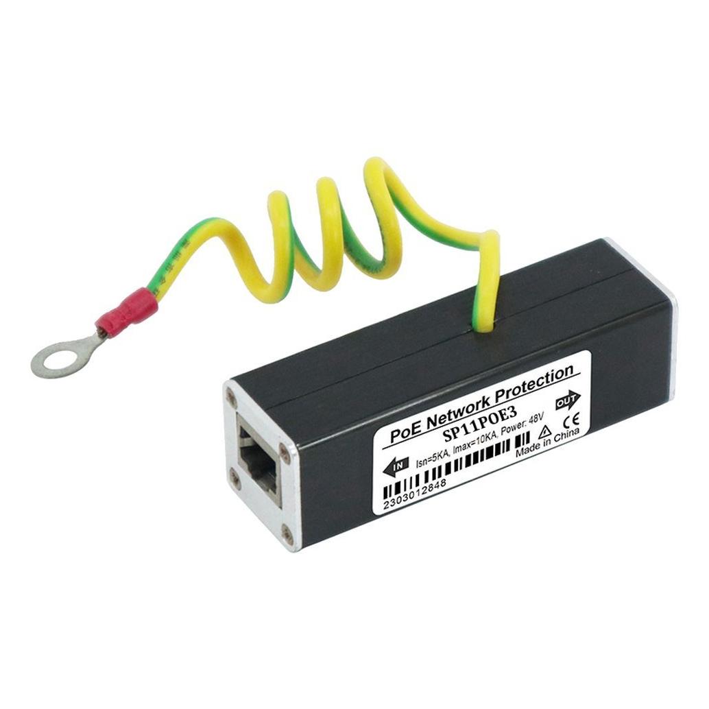 Xtend Solarmi XtendLan Přepěťová ochrana UTP vedení s PoE, 100Mbit, zapojení End-span, 2x RJ-45 (SP11POE3)