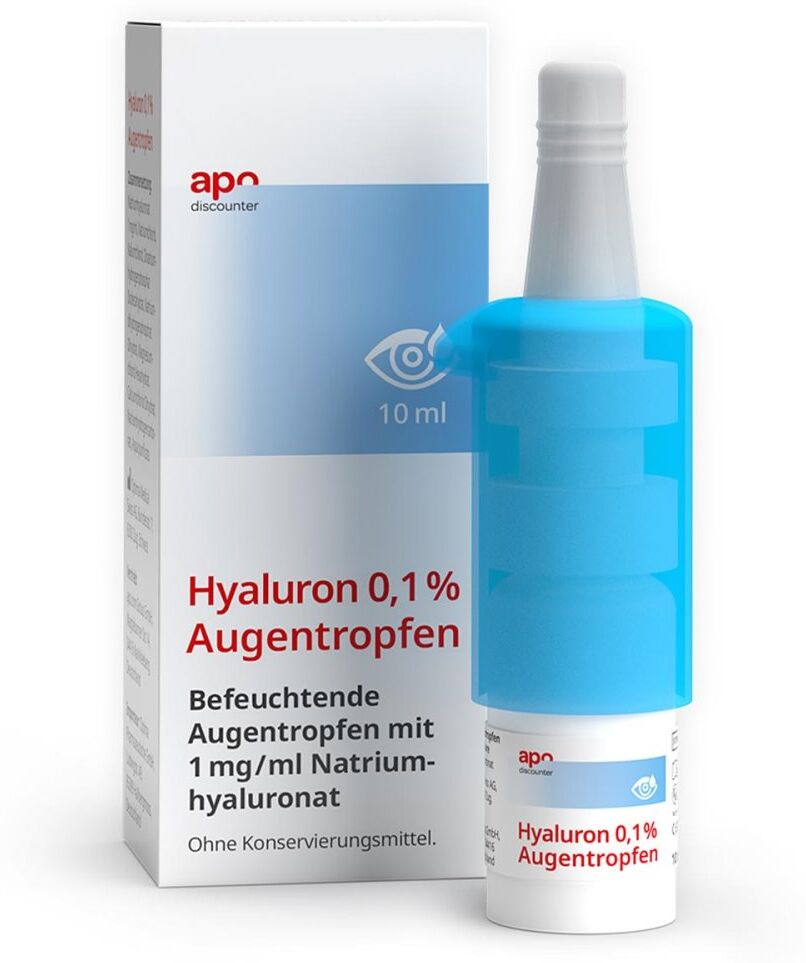 Hyaluron 0,1 % Augentropfen von apodiscounter 10ml