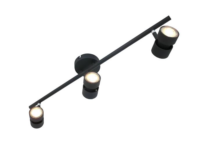 LED-Deckenleuchte Natasja I Ø 68cm Schwarz 3 Material: Metall Metallart: Aluminium Oberfläche Metall: Pulverbeschichtet LED GU10