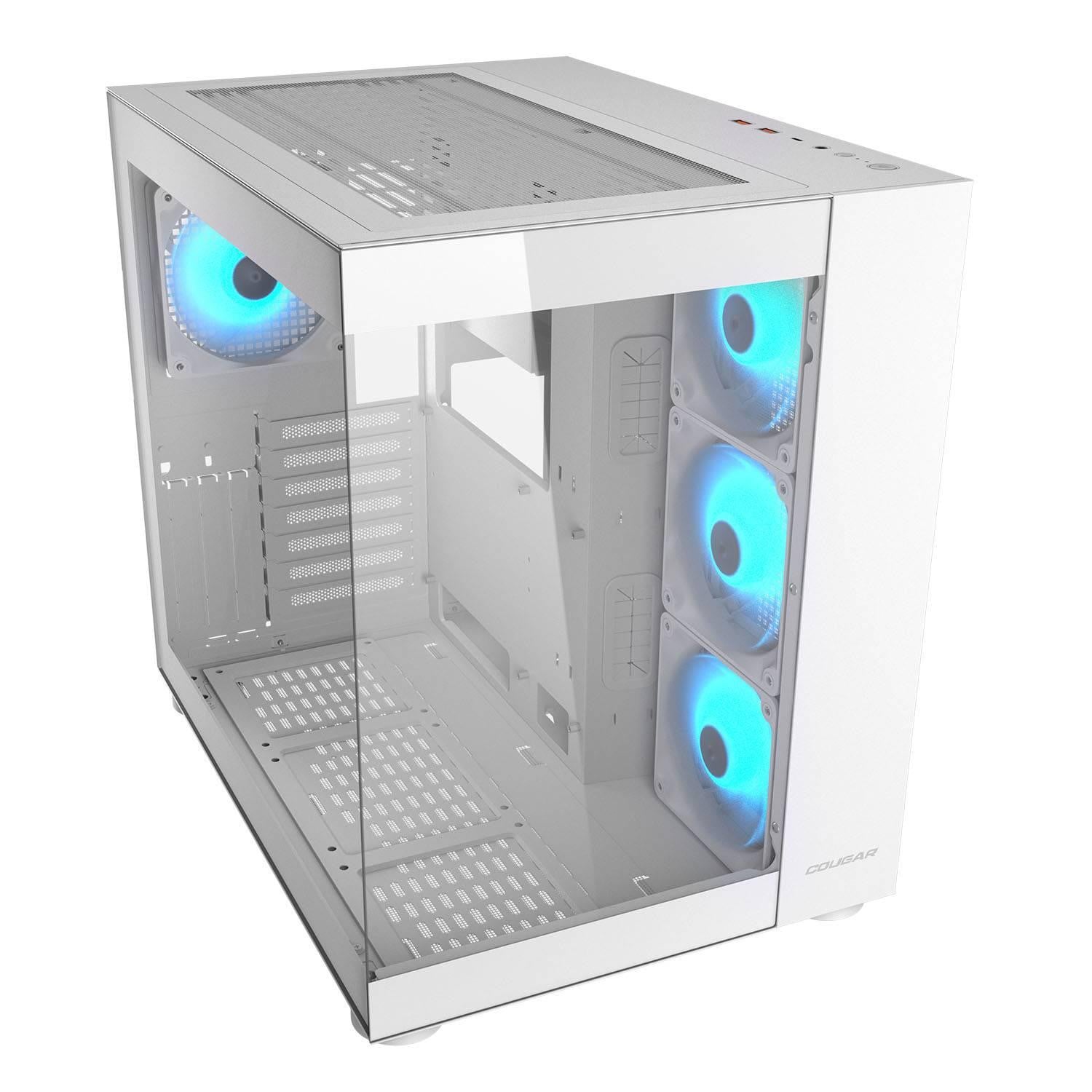 Cougar FV150 Midi-tower computerbehuizing met USB/audio-aansluitingen, ATX, wit