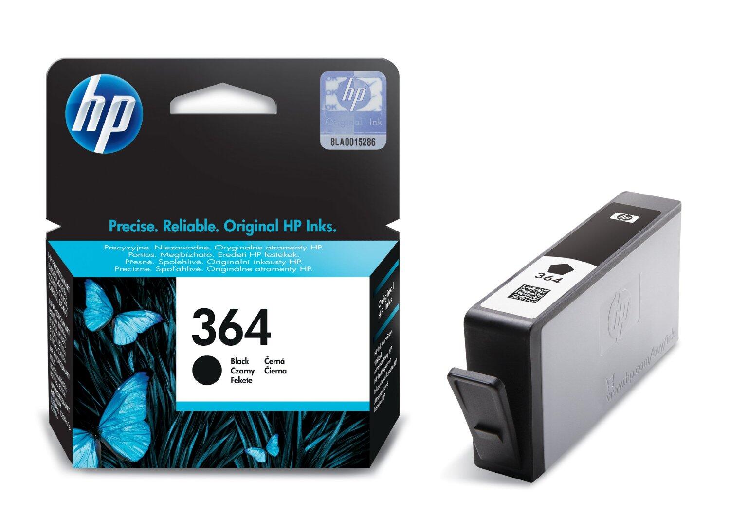 HP Inc. HP Original 364 Druckerpatrone schwarz 250 Seiten 6ml (CB316EE) CB316EE#BA1