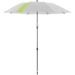 doppler Mittelmastschirm EXPERT 160 Manual Multi, Aluminium Anthrazit / 100 % Polyester 70 g/m2 Hellgrau / Apfelgrün