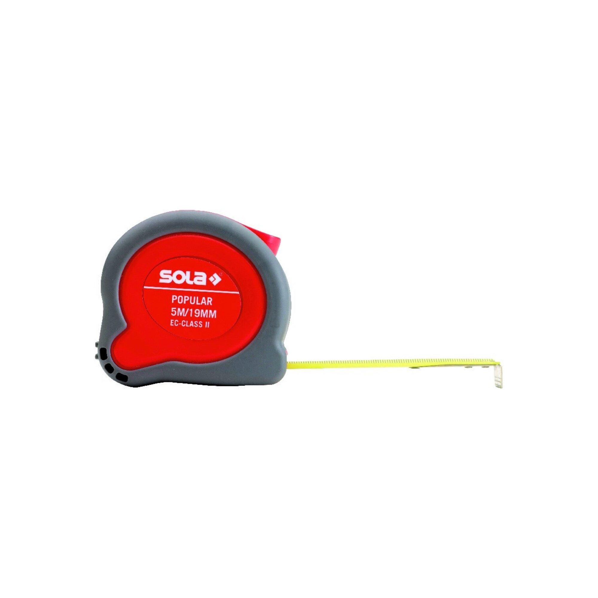 SOLA Taschenbandmaß Popular 8mx25mm gelb (50024401)