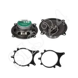 BMW E36 3er Compact Einbauset EL130 2-Wege Lautsprecher 80 Watt seitliche Hec...