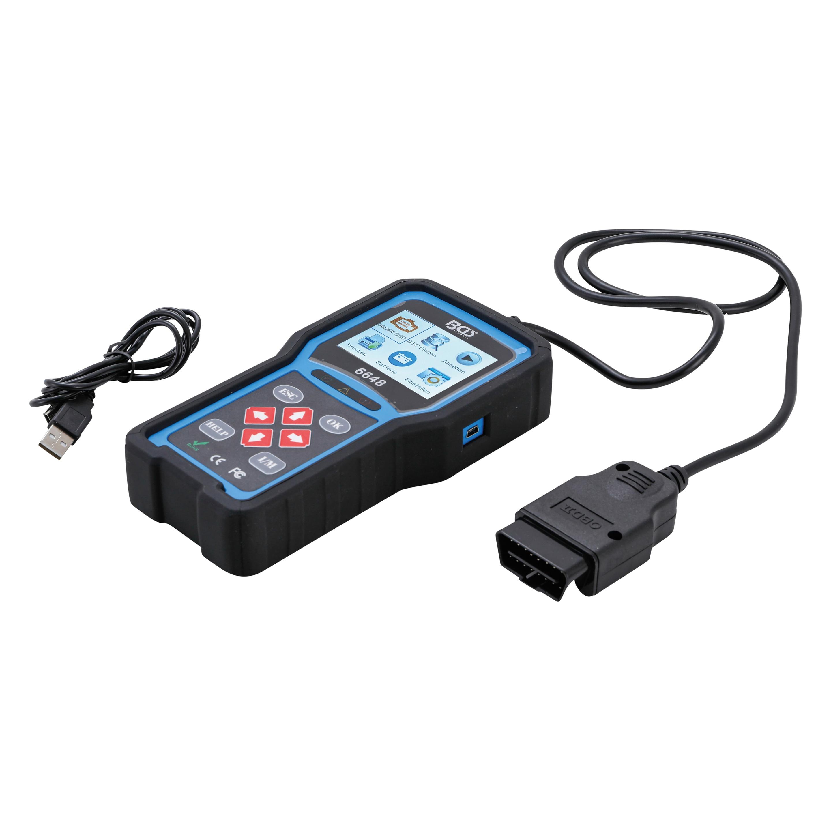BGS OBD 2 (EOBD) Fehlerdiagnosegerät (6648)