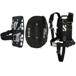 Scubapro S-Tek Pro System, Harness, Donut Wing 13kg Single Tank Adapter