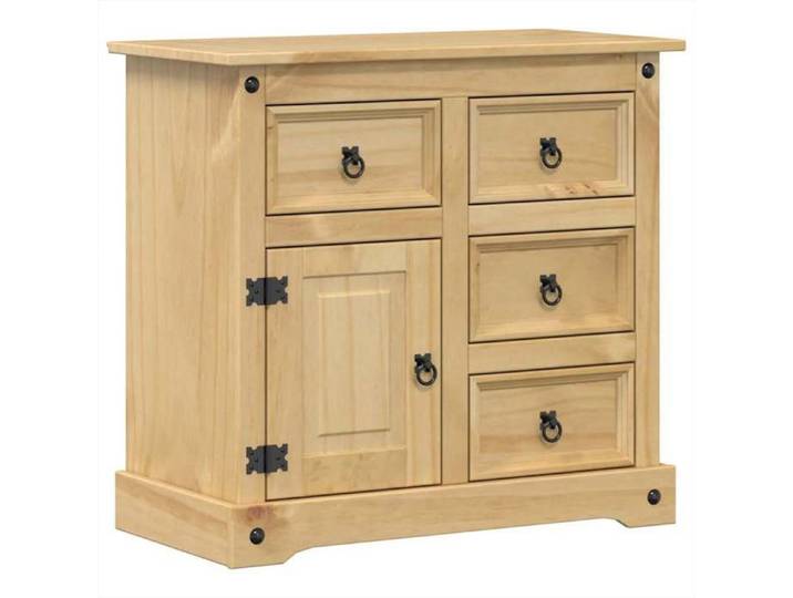 EASYLIFE Buffet Corona 80x40x75 cm bois massif de pin VIDAXL Cadre stable LL4211