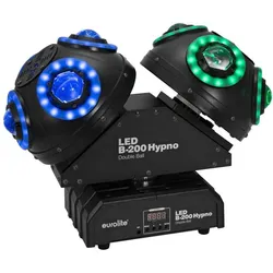 Eurolite LED B-200 Hypno Double Ball Strahleneffekt (10 W, LED), Scheinwerfer, Mehrfarbig