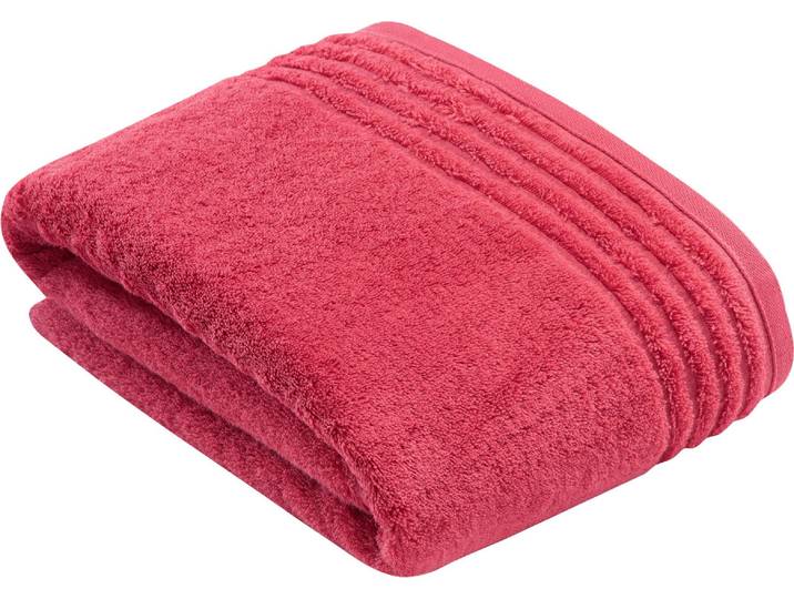 Badetuch VOSSEN Vienna Style Supersoft , rot (maroon), B:100cm L:150cm, Walkfrottee, Baumwolle, Handtücher, Badetuch, Supersoft Baumwolle