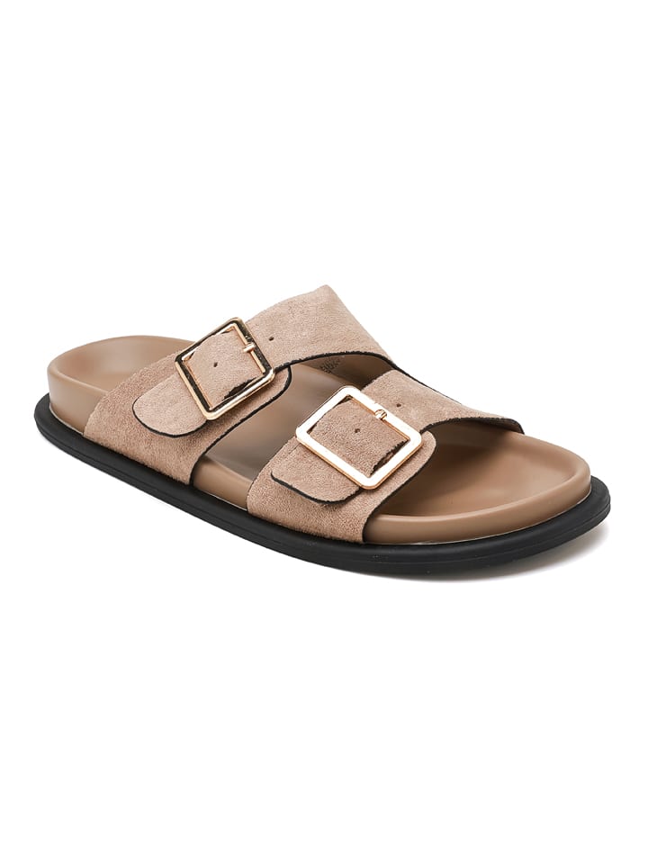 Sixth Sens Pantoletten in Beige - 37