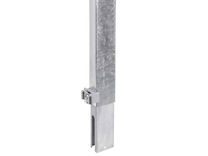 Alberts 672683 Zaunerhöhung Erhard zur einfachen Erhöhung eines vorhandenen Doppelstabmattenzaunes feuerverzinkt Höhe 800 mm für Pfosten 60 x 40 mm