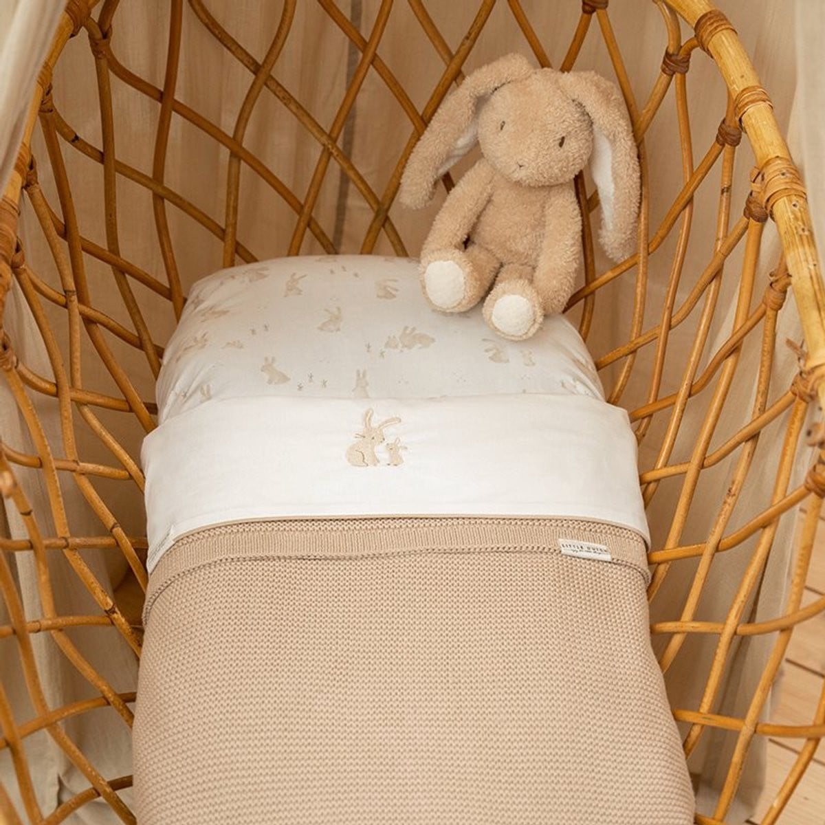 Little Dutch Gebreide babydeken Beige