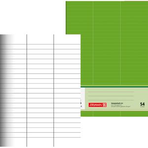 Brunnen Vokabelheft 1043735, A4, 3 Spalten, 32 Blatt mit 80 g/m², Lineatur 54