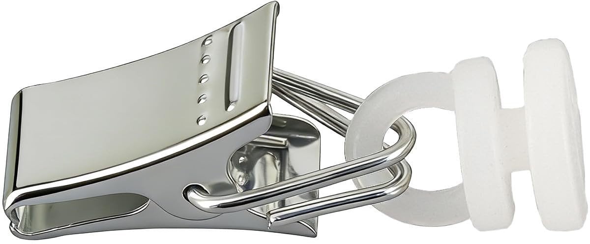Omgoods Metalen Gordijnclips en Rollers - 120 stuks voor gordijnrails