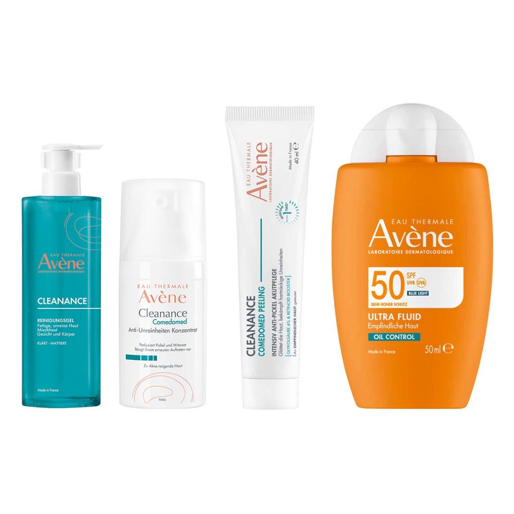 PIERRE FABRE DERMO KOSMETIK GmbH Avène Cleanance Set: Reinigung, Pflege & UV-Schutz 08105335