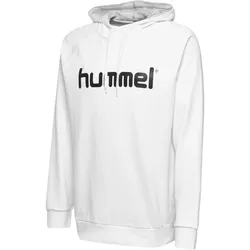 hummel GO Baumwoll Logo Hoodie Kinder white 152