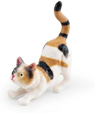 Inspired Living Realistic Sleeping Cat Figurine Mini Ornament Cat Desk Decor For Home Office 1
