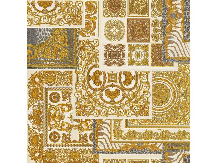 Papier peint intissé Découpage 70 x 1005cm Doré