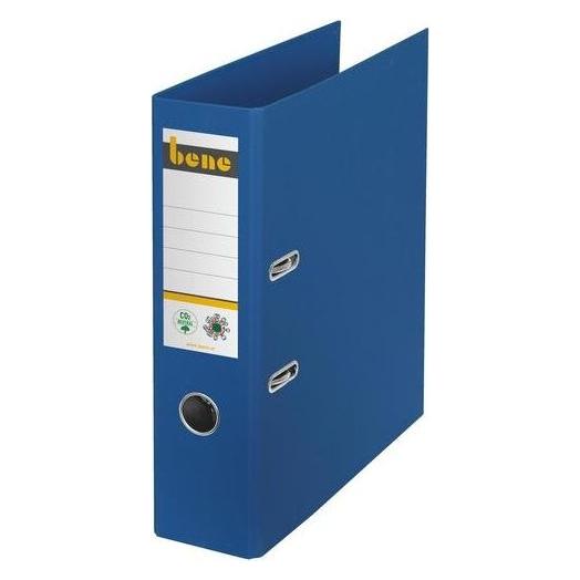 Bene No.1 Ordner blau stabile Pappe 8,0 cm DIN A4 (A4, 80 mm, 1 Stk.) (301400 BL)