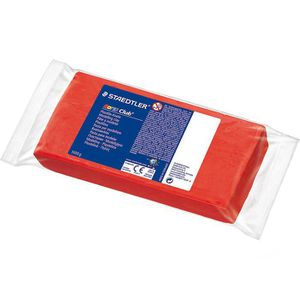 Staedtler Knete 8421 Noris Club Plastilin, ab 3 Jahren, rot, 1000g