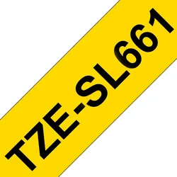 BROTHER TZe-SL661 Beschriftungsband, 36mm, schwarz/gelb
