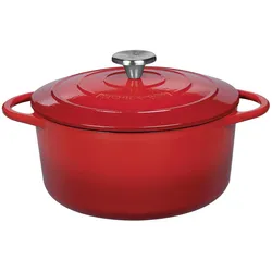 Küchenprofi Bratentopf 'Provence', Pfanne + Kochtopf, Rot