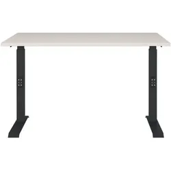 Germania-Werke Schreibtisch höhenverstellbar (manuell) »Downey« 120 cm schwarz, 120x91x80 cm