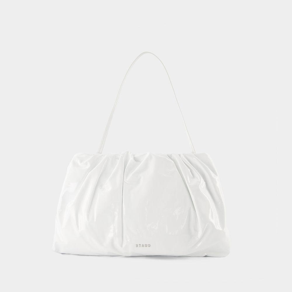 Phoebe Tasche - Staud - Leder - Weiß
