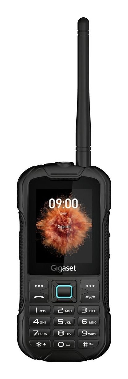 Gigaset 0,128 GB 4G Smartphone 6,1 cm (2.4 Zoll 2 MP Einzelne Kamera Kamera Dual Sim Nicht verfügbar GLX8 Active (Schwarz) S30853-H1223-R1