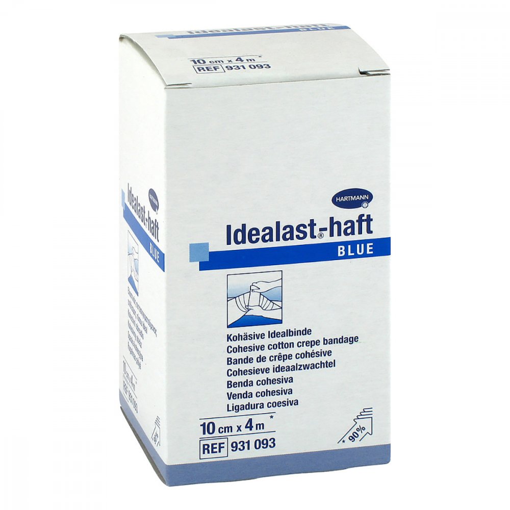 PAUL HARTMANN AG Idealast-haft color Binde 10 cmx4 m blau 10109407