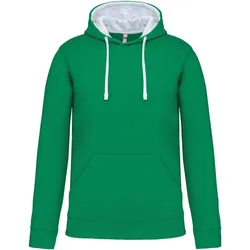 Kariban Unisex Kontrast Kapuzen Sweater Hoodie K446 light kelly green/white M