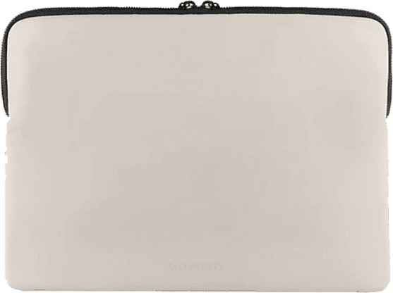 Funda portátil - Tucano Gommo Sleeve, 14", Para Portátiles de 14" o MacBook Air 15" (2023-2024), Impermeable, Bolsillo Exterior, Gris
