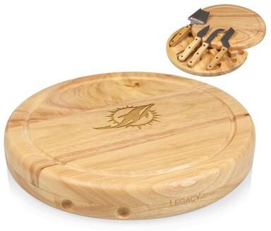 Toscana Picnic Time Miami Dolphins Circo Cheese Board Set