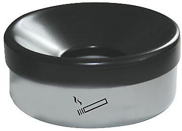 kaiserkraft Tischascher Rondo, Volumen 0,2 l, neusilber