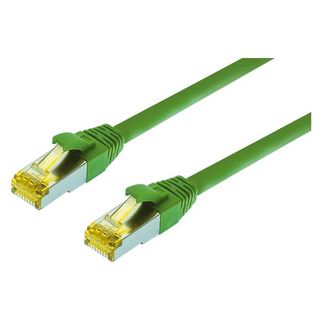 TTL TTLan Patchkabel UltraFlex Cat. 6A ISO/IEC, S/FTP (PiMF), hochflexibel, halogenfrei, grün, 5,0 m (PiMF, S/FTP, 5 m) (1842-5,0M-UF)