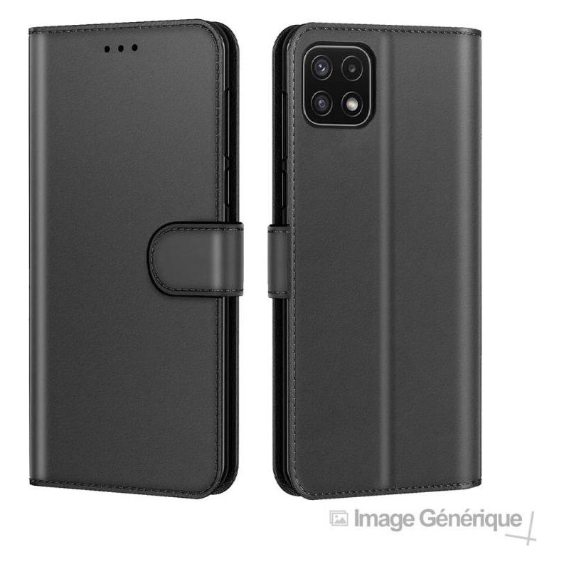 Forcell Kunstleder Klapptasche für Samsung Galaxy A22 5G - Schwarz (In Massen) (Samsung Galaxy A22 5G) (41916090)
