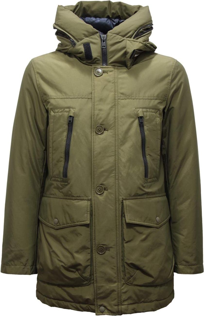 L5484 Piumino Uomo Woolrich Ramar Arctic Parka Mann Jacke Grün