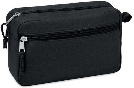 Trousse de toilette personnalisable en chanvre NAIMA COSMETIC chanvre noir